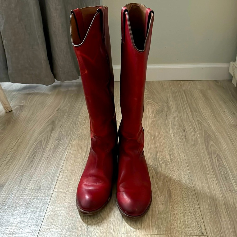 Gorgeous Red Frye Boots